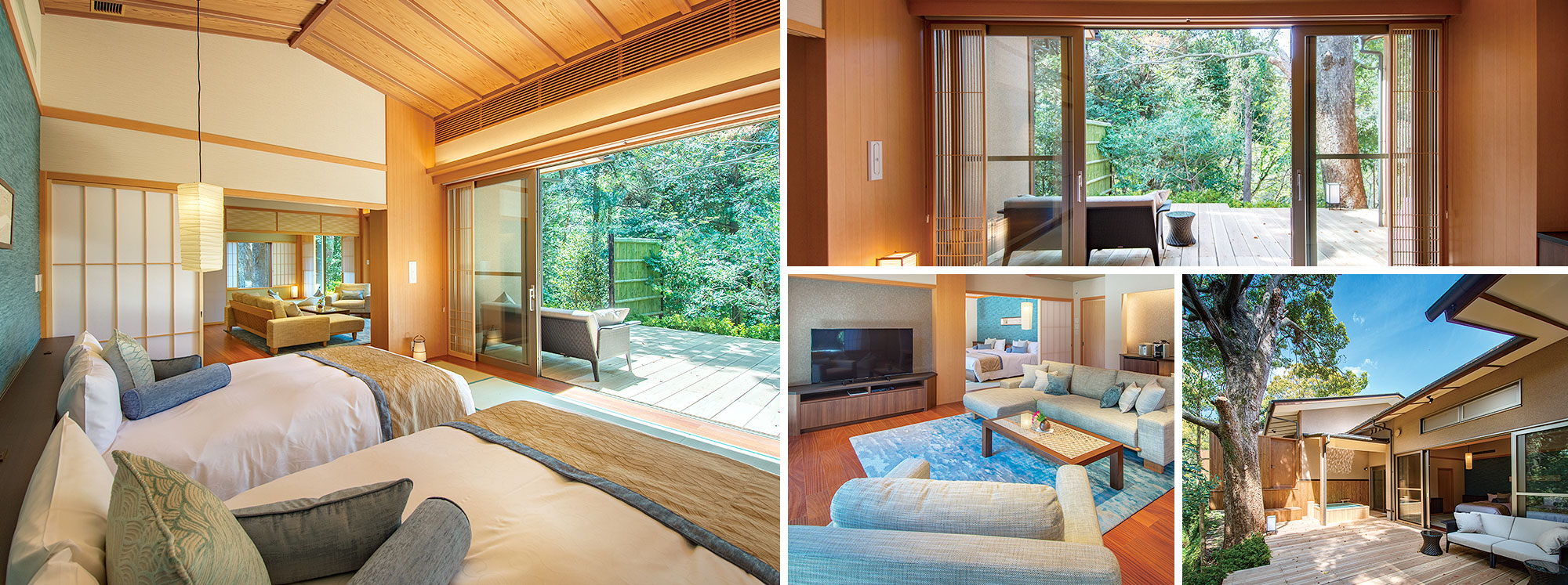 ABBA Forest Villa suite with Open-air Bath